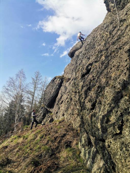 Wpinaczka na Pomurkach - foto J. Kędzierska