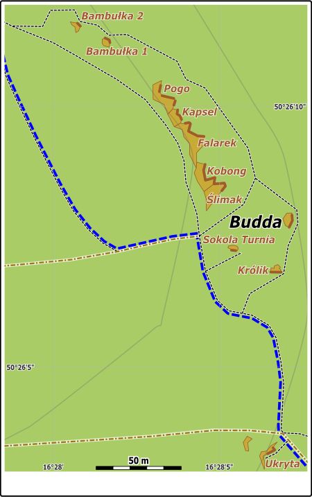 Budda - mapa dojścia