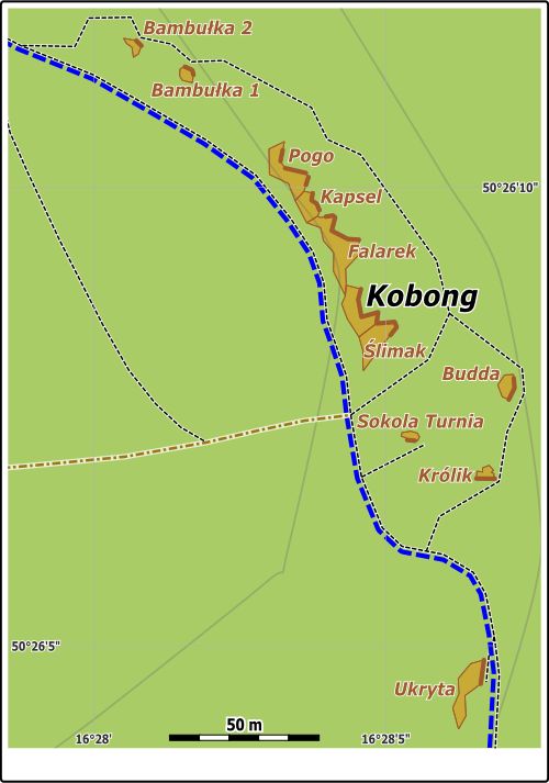 Mapa dojścia do Kobonga