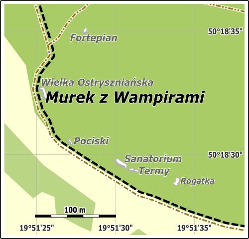 Murek z Wampirami - mapa lokalizacji