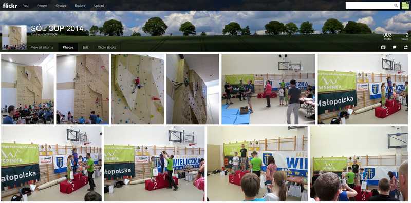 Album SÓL CUP na flickr.com/fundacjawspinka