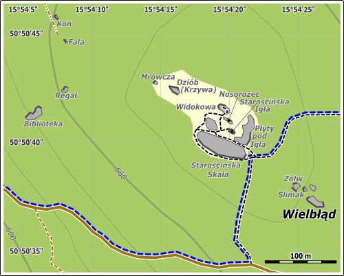 Wielbłąd (Alf) - mapa lokalizacji
