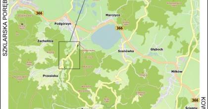 Skałka nad tramwajem -