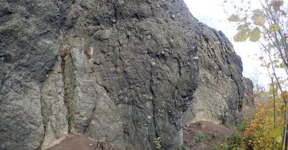 Skała Wspinka - ściana zachodnia