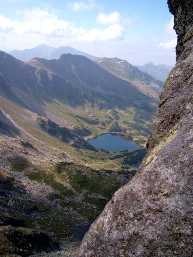 Widok na Kasprowy Wierch ze ściany Kościelca Widok na Kasprowy Wierch ze ściany Kościelca